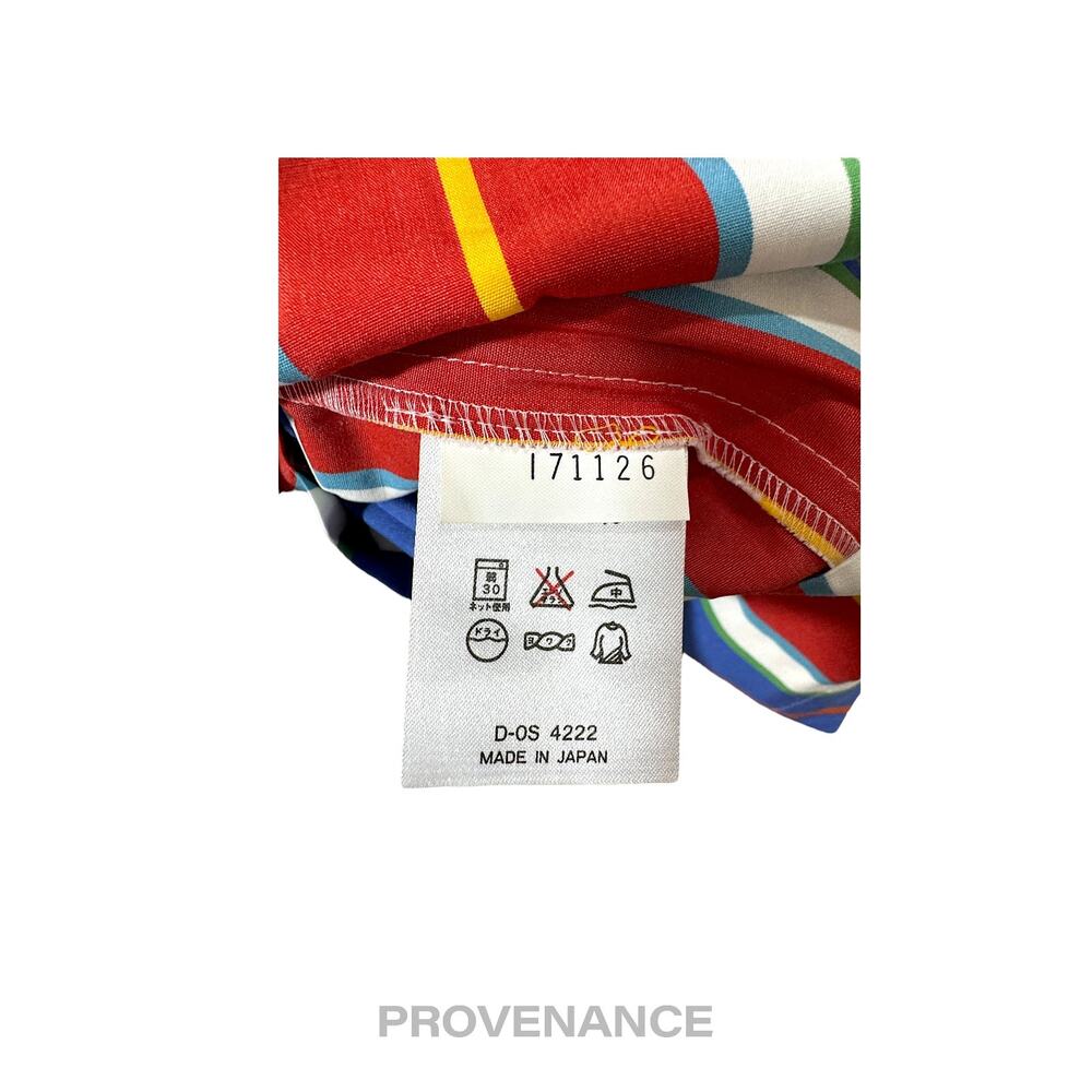🔴 Balenciaga Golf Hoodie Vest - Striped Red Blue M - Picture 9 of 10